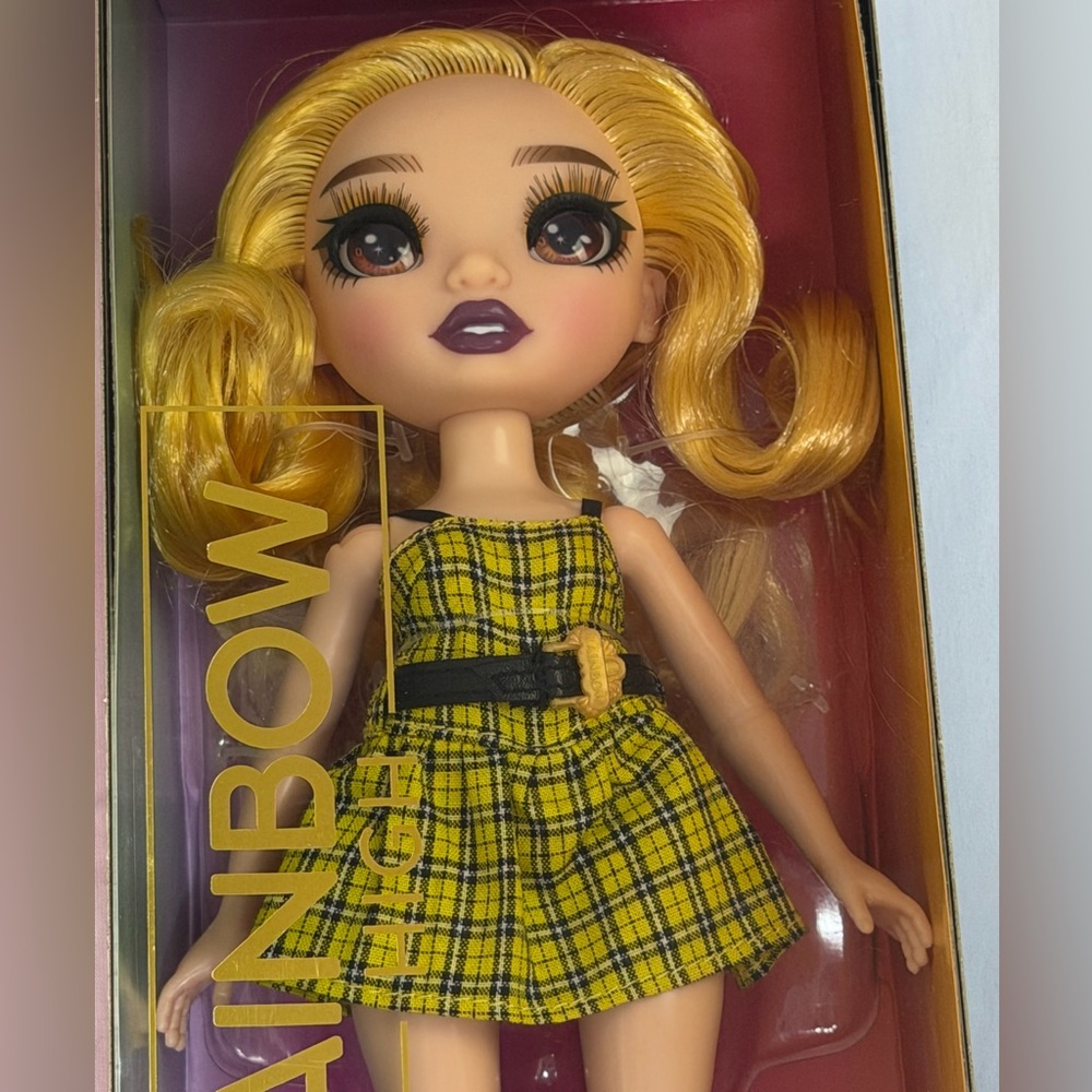 Rainbow High Sheryl Meyer Series 3 Fashion Doll Marigold Yellow NRFB MGA New